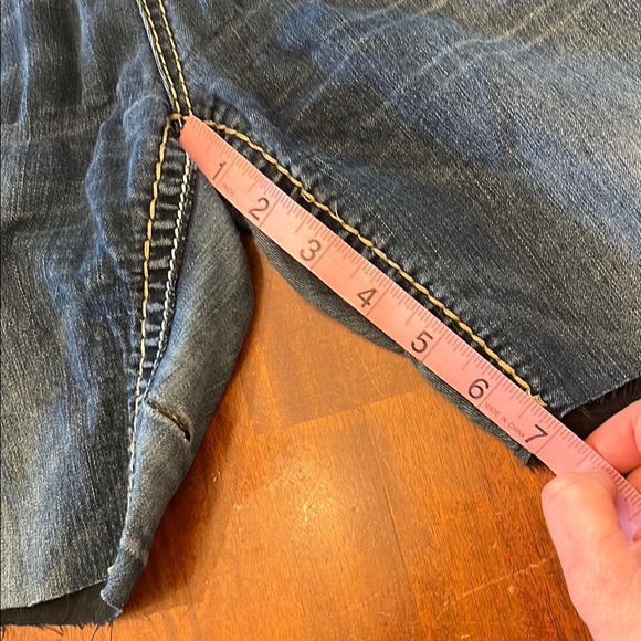 Rock Revival Women's Blue Denim Shorts - Picture 5 of 7